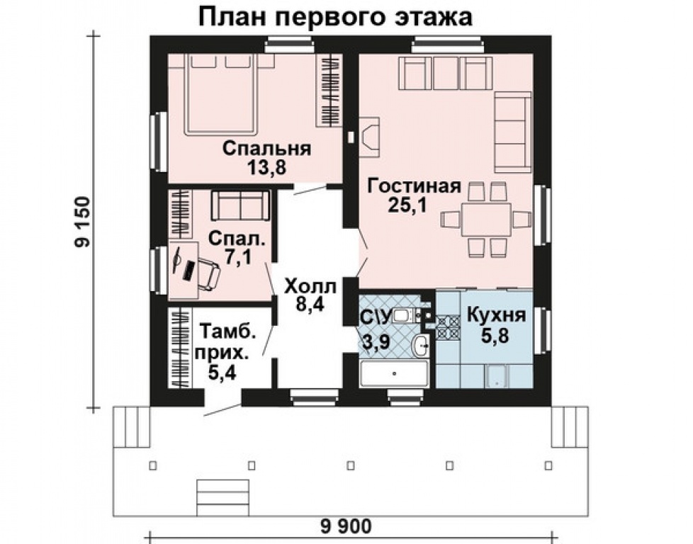 Проект дома Проект дома AS-2050 - Фото 5