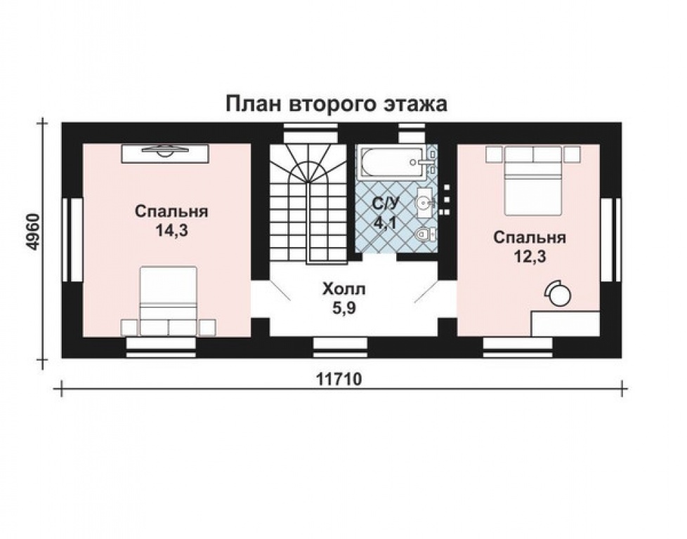 Проект дома Проект дома AS-2052 - Фото 2