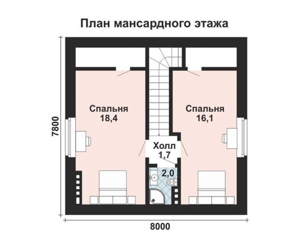 Проект дома Проект дома AS-2380 - Фото 6